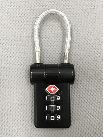 ЗАМОК КОДОВЫЙ ДЛЯ КЕЙСА 629 OFFROADTEAM МЯГКАЯ ДУЖКА ИЗ ТРОСА ТОЛЩИНОЙ 3 ММ