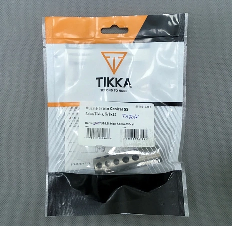 ДУЛЬНЫЙ ТОРМОЗ SAKO/TIKKA Т3Х POLYFADE STAINLESS ПОД РЕЗЬБУ MT5/8X24