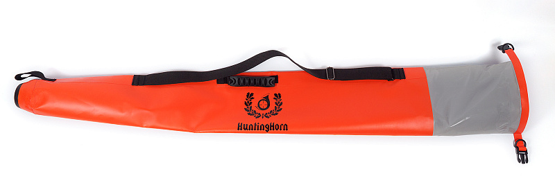 ГЕРМОЧЕХОЛ ДЛЯ ОРУЖИЯ HUNTINGHORN 135 СМ АРМИРОВАННЫЙ ПВХ ОРАНЖЕВЫЙ