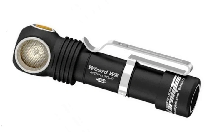 ФОНАРЬ ARMYTEK  WIZARD C2 WR MAGNET USB СВЕТ ТЕПЛЫЙ