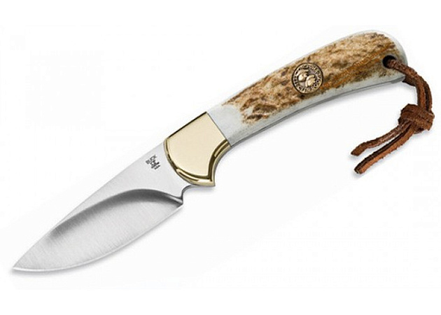 НОЖ ФИКСИРОВАННЫЙ BUCK ELK SMALL SKINNER КЛИНОК 420HC РУКОЯТЬ РОГ