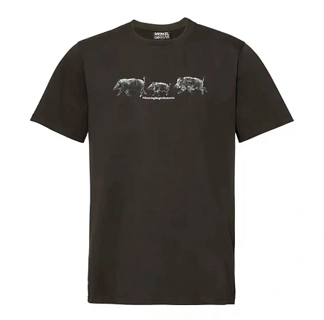 ФУТБОЛКА MERKELGEAR DRIVEN HUNT КОРОТКИЕ РУКАВА КОРИЧНЕВЫЙ