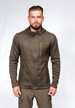 КУРТКА ФЛИСОВАЯ KING HUNTER ARCTIC HOOD GREEN