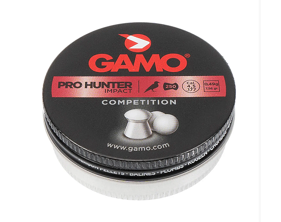 ПУЛИ ПНЕВМАТИЧЕСКИЕ 4,5MM GAMO PRO HUNTER 0,49ГР УПАКОВКА 250ШТ