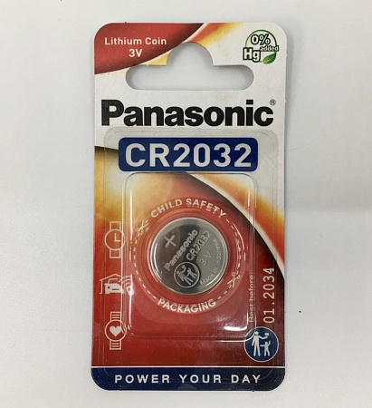 БАТАРЕЙКА PANASONIC LITHIUM POWER CR2032 BL1