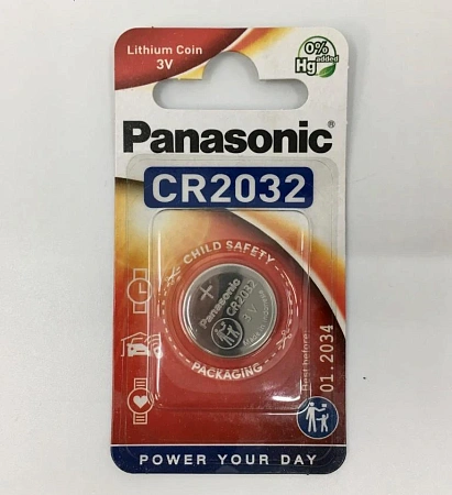 БАТАРЕЙКА PANASONIC LITHIUM POWER CR2032 BL1