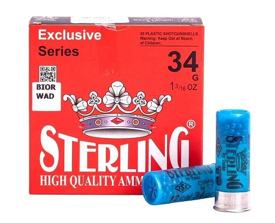 ПАТРОН STERLING ДРОБЬ №3 12/70 BIOR 34ГР