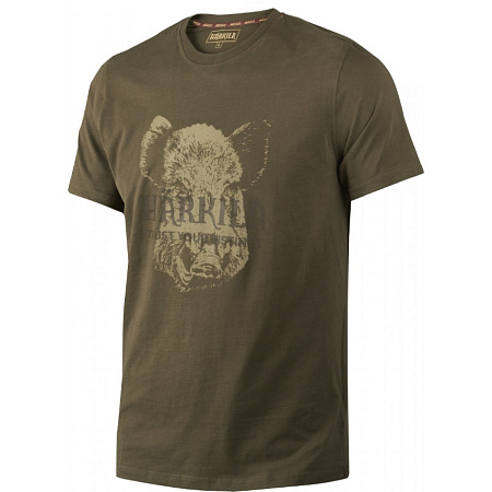 ФУТБОЛКА HARKILA ODIN WILD  BOAR WILLOW GREEN