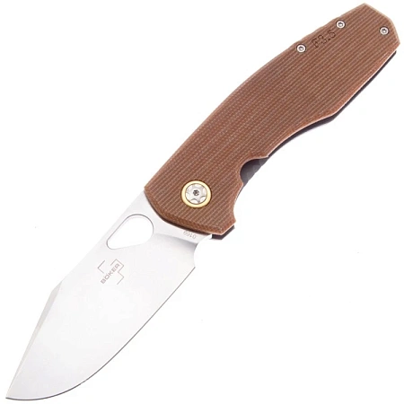 НОЖ СКЛАДНОЙ BOKER PLUS F3.5 СТАЛЬ D2 РУКОЯТЬ MICARTA