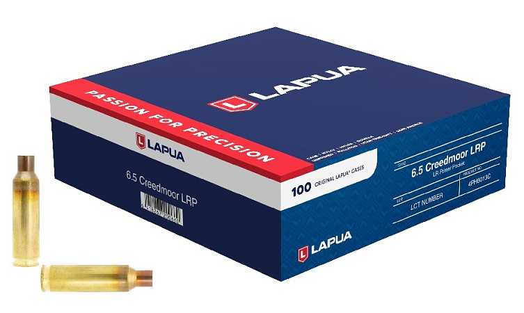 ГИЛЬЗА LAPUA 6.5 CREEDMOOR CASE 100ШТ