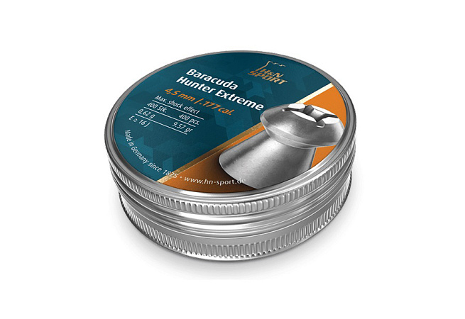 ПУЛИ ПНЕВМАТИЧЕСКИЕ 4,5 ММ H&N HUNTER EXTREME 0,62 ГР 400ШТ