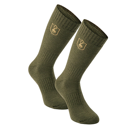НОСКИ DEERHUNTER WOOL GREEN LEAF (2 ПАРЫ)