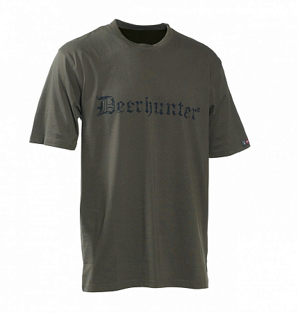 ФУТБОЛКА DEERHUNTER LOGO BARK КОРОТКИЕ РУКАВА GREEN