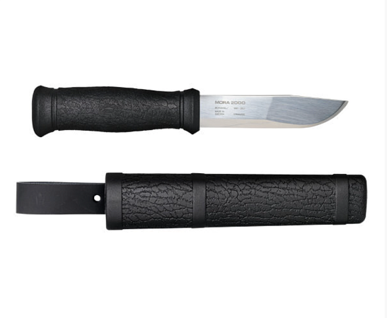 НОЖ ФИКСИРОВАННЫЙ MORAKNIV 2000 ANNIVERSARY EDITION КЛИНОК STAINLESS STEEL РУКОЯТЬ ПРОРЕЗИНЕННАЯ