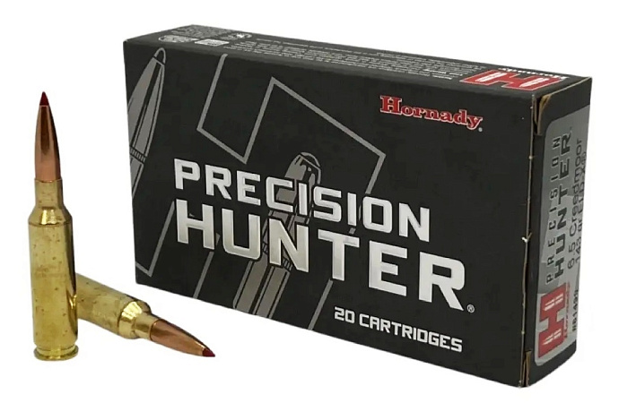 ПАТРОН HORNADY 6,5 CREEDMOOR 9,27ГР 143GRN ELD-X PRECISION HUNTER