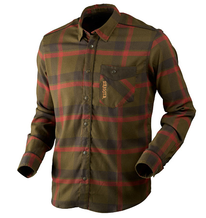 РУБАШКА HARKILA ANGOT WILLOW GREEN/SHADOW BROUN