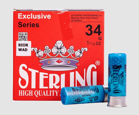 ПАТРОН STERLING ДРОБЬ №1 12/70 BIOR 34ГР