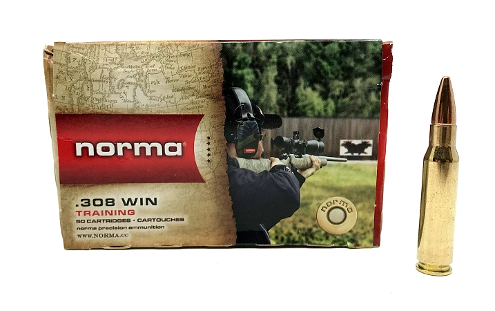 ПАТРОНЫ NORMA 308 WIN 9.7ГР 150GRN JAKTMATCH