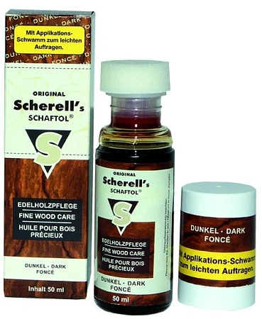 СРЕДСТВО ДЛЯ ОБРАБОТКИ ДЕРЕВА BALLISTOL SCHERELL SCHAFTOL 50ML ТЕМНО-КОРИЧНЕВОЕ