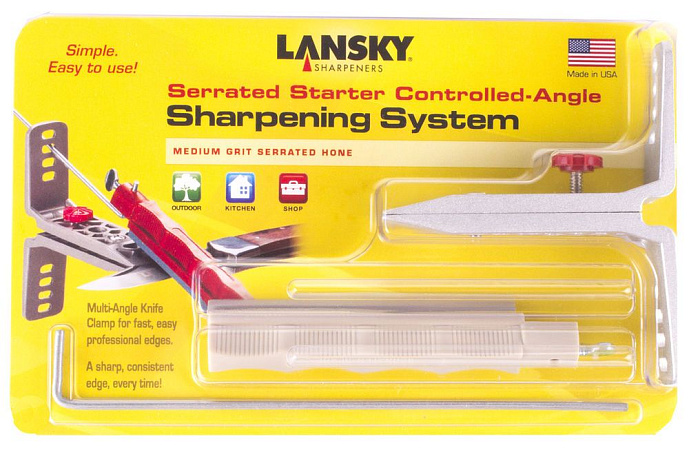 НАБОР ДЛЯ ЗАТОЧКИ LANSKY STARTED SERRATED 1 НАТУРАЛТНЫЙ КАМЕНЬ