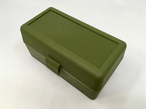 КОРОБКА НА 50 ПАТРОНОВ RHT 7.62x39AMMO BOX ЗЕЛЕНЫЙ