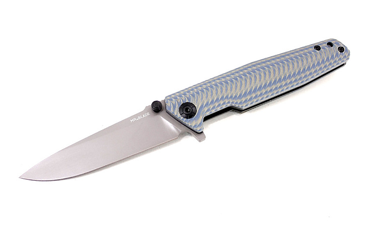 НОЖ СКЛАДНОЙ MR BLADE RIFT GREY КЛИНОК D2 РУКОЯТЬ G10