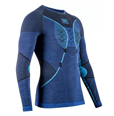 ФУТБОЛКА X-BIONIC APANI® 4.0 MERINO ТЕМНО-СИНЯЯ
