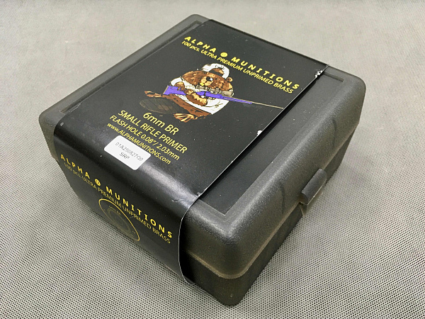 ГИЛЬЗА ALPHA MUNITIONS 6 MM BR SRP BOX 100ШТ