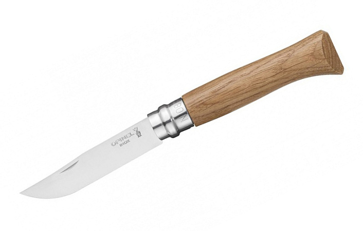 НОЖ СКЛАДНОЙ OPINEL TRADITION LUXURY №8 КЛИНОК INOX РУКОЯТЬ ДУБ