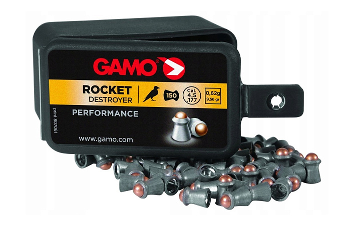 ПУЛИ ПНЕВМАТИЧЕСКИЕ 4,5 ММ GAMO ROCKET 0,62 ГР 150ШТ