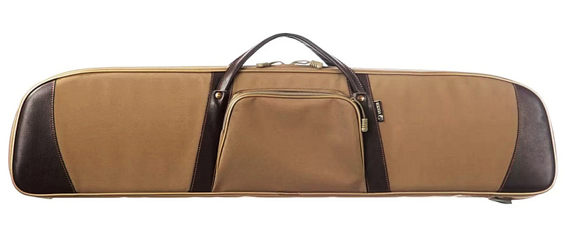 ЧЕХОЛ VEKTOR ДЛЯ ПОЛУАВТОМАТИЧЕСКОГО РУЖИЯ  ДЛИНА 101СМ СИНТЕТИЧЕСКАЯ ТКАНЬ КОЖАНАЯ ОТДЕЛКА КОРИЧНЕВ