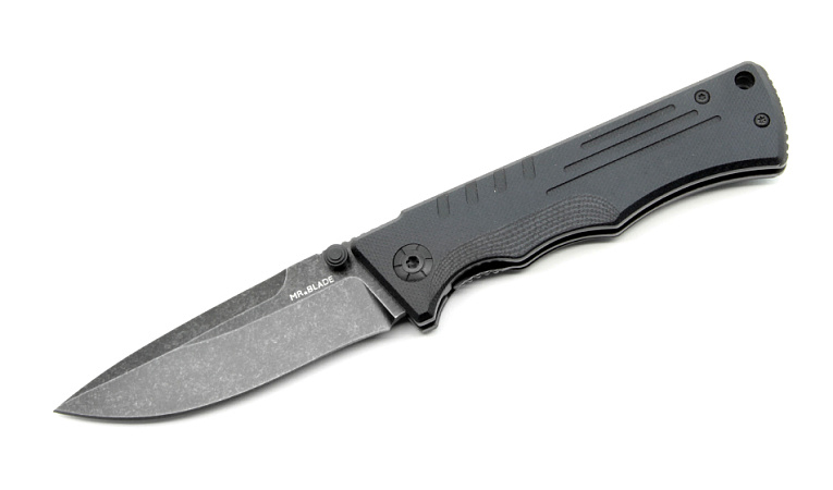 НОЖ СКЛАДНОЙ MR BLADE SPLIT BLACK КЛИНОК AUS8 РУКОЯТЬ G10