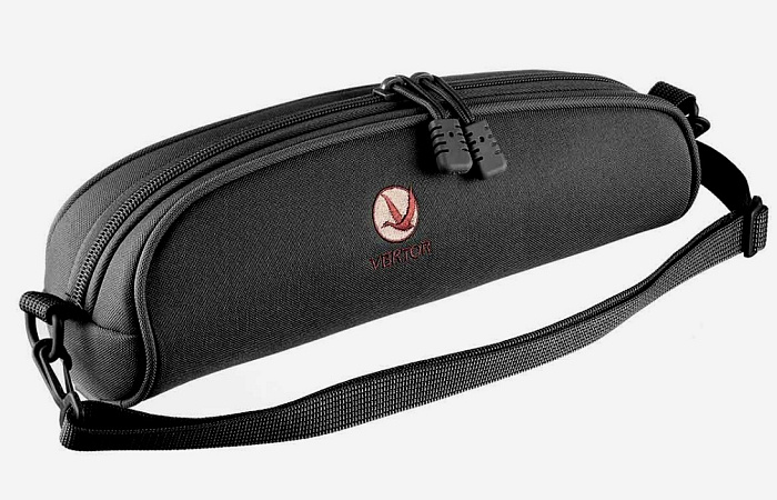 ЧЕХОЛ VEKTOR ПОД ОПТИКУ 30X9 СМ С РЕГУЛИРУЕМЫМ ПЛЕЧЕВЫМ РЕМНЁМ НЕЙЛОН ЧЕРНЫЙ