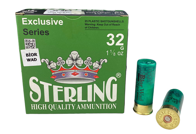 ПАТРОН STERLING ДРОБЬ №1 12/70 BIOR 32ГР