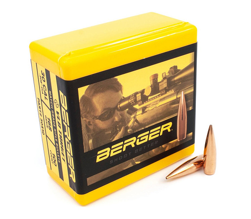 ПУЛЯ BERGER 30 CAL 168GR VLD TARGET BOX 100ШТ