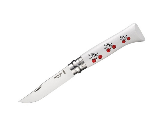 НОЖ СКЛАДНОЙ OPINEL №8 ALPINE ADVENTURES КЛИНОК INOX РУКОЯТЬ ДУБ ГРАВИРОВКА ЛЫЖИ