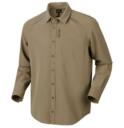 РУБАШКА HARKILA HERLET L/S LIGHT KHAKI