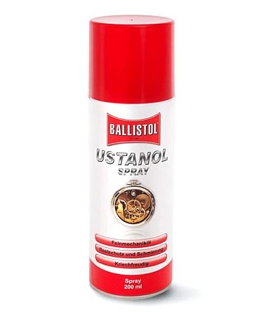 МАСЛО ОРУЖЕЙНОЕ BALLISTOL USTANOL SPRAY 200ML 22804