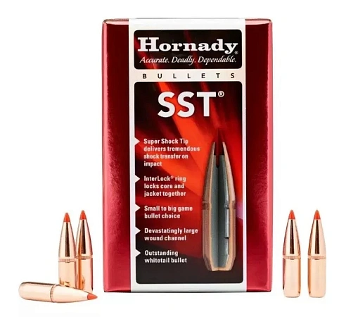 ПУЛЯ HORNADY 30 CAL 180GR SST 100ШТ