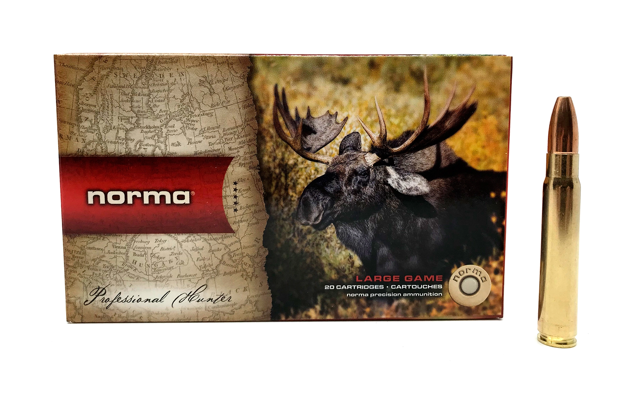 ПАТРОНЫ NORMA 9.3X62 15,0ГР 232GRN VULKAN для нарезного оружия