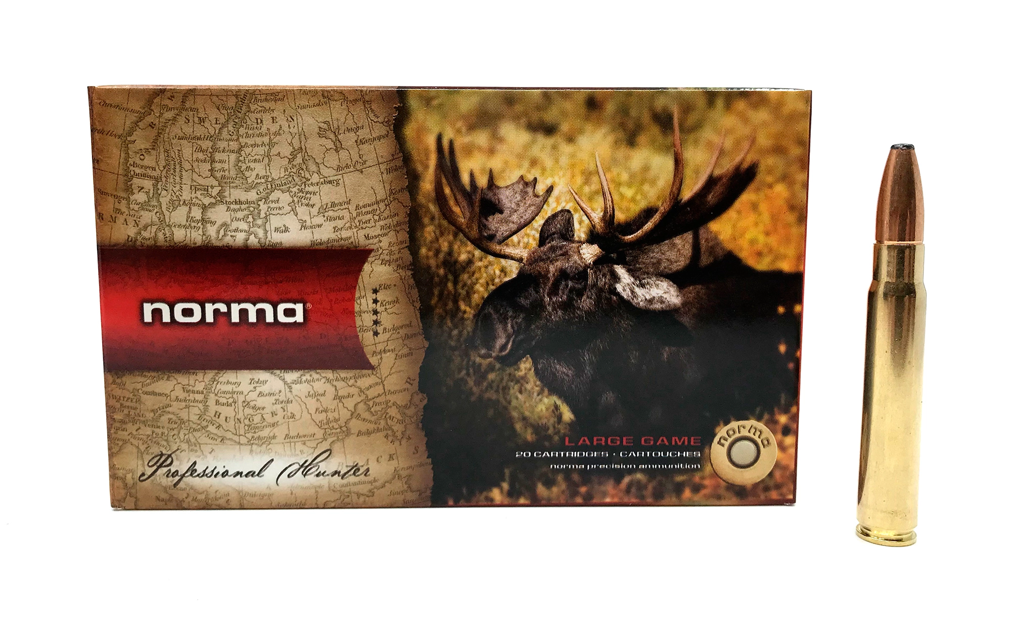 ПАТРОНЫ NORMA 9.3X62 18,5ГР 285GRN ORYX для нарезного оружия